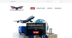 Desktop Screenshot of aa-carriers.com